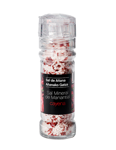 Sal de Añana Mineral Spring Salz mit Cayennepfeffer - Oliva Oliva