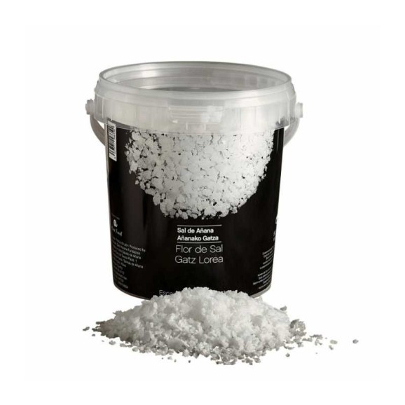 Sal de Añana Flocken von fleur de sel Würfel 500 gr. - Oliva Oliva