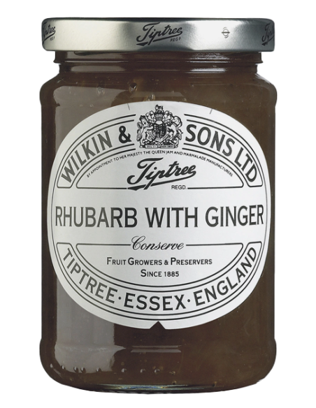 Wilkin & Sons Tiptree Rhubarb and Ginger Jam Jar 340 gr. - Oliva Oliva