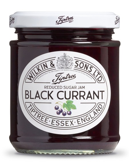 Tiptree Schwarze Johannisbeerkonfitüre mit reduziertem Zucker - Oliva Oliva