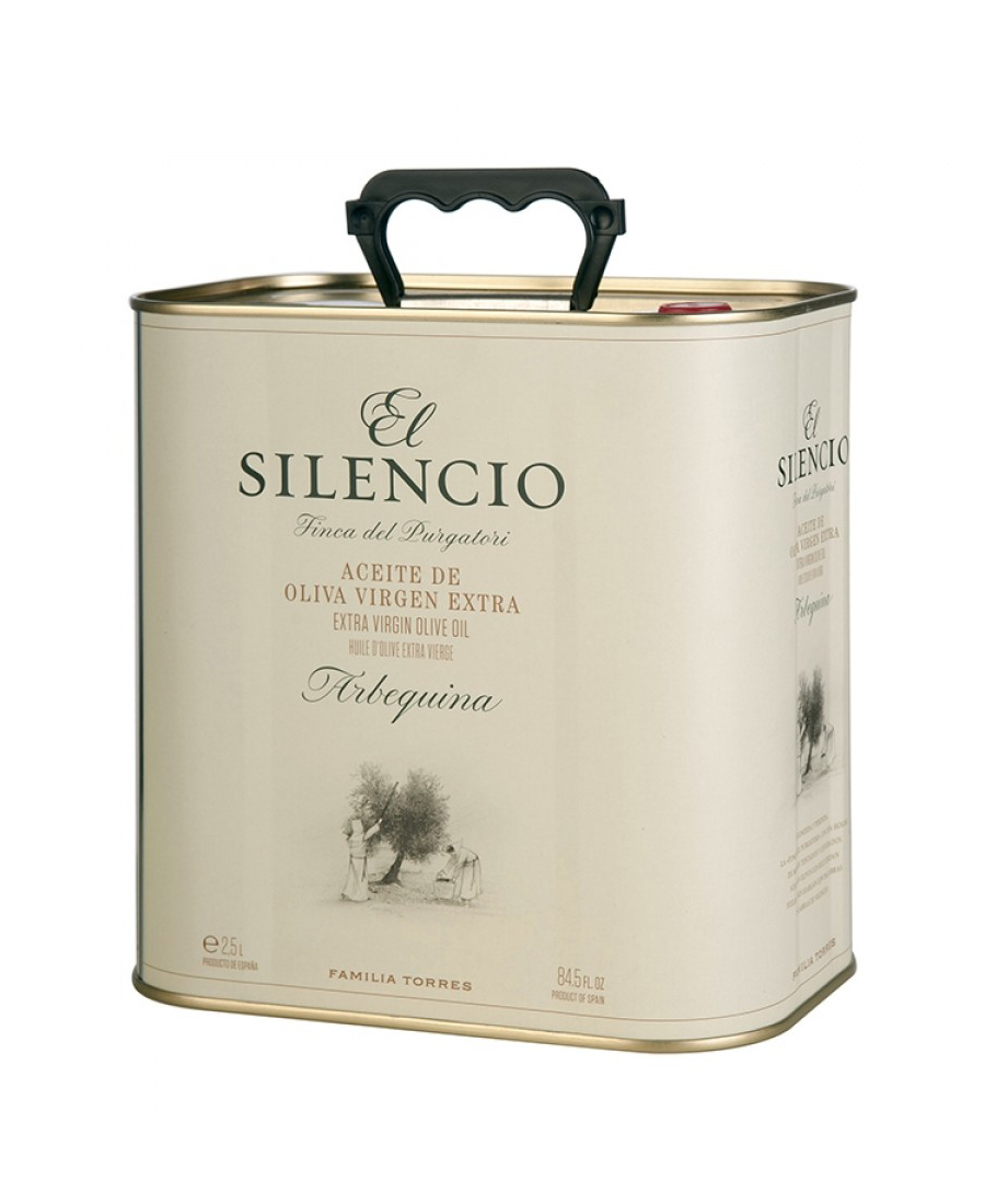 El Silencio Arbequina Bidon métal 2,5 l. - Oliva Oliva