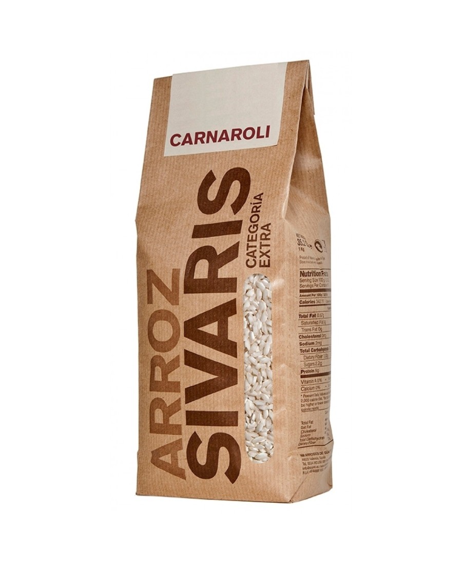 Sivaris Arroz Carnaroli Paquete 1 kg. - Oliva Oliva