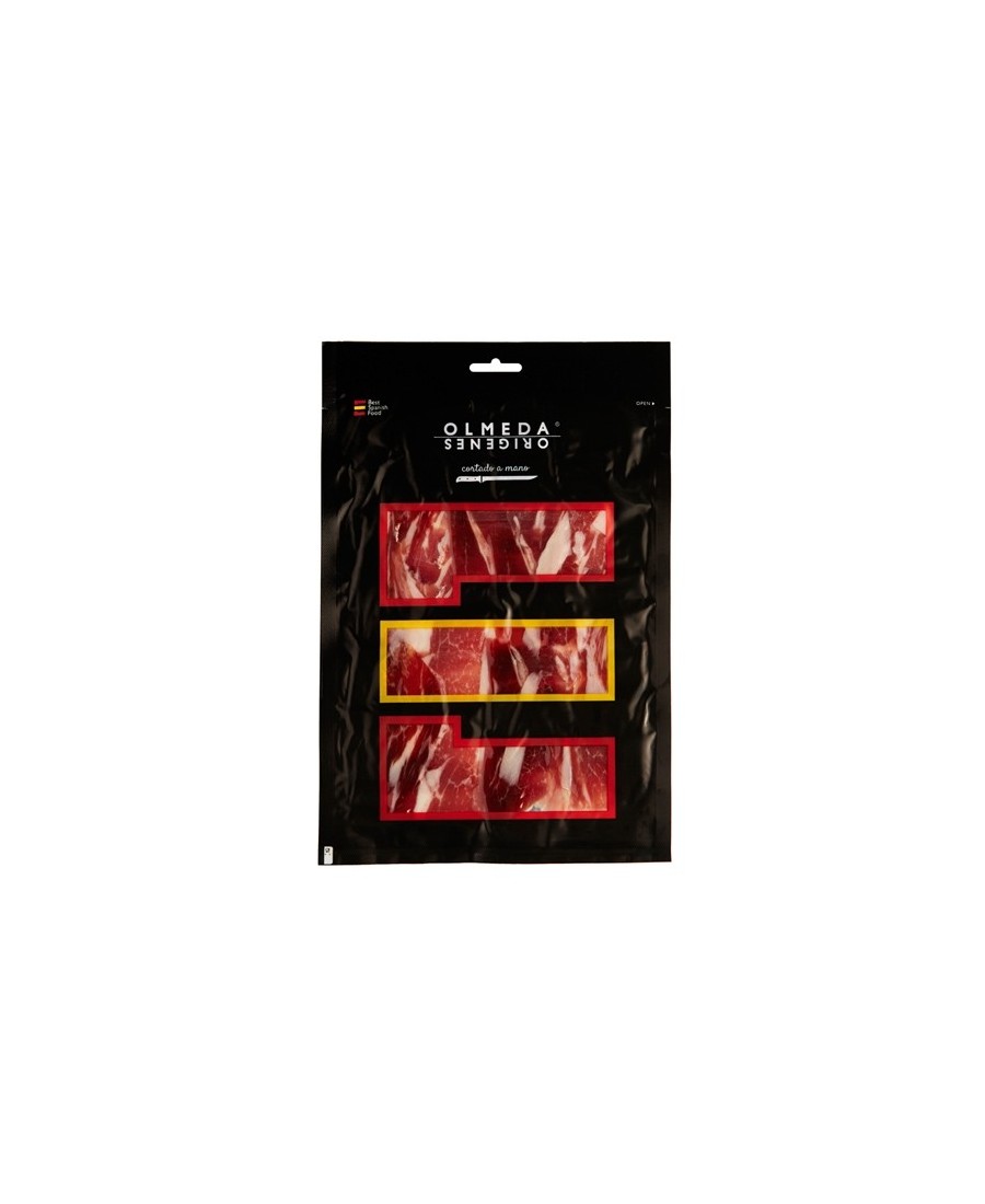 Olmeda Orígenes - Handgeschnittener iberischer Schinken aus Eichelmast 100 gr.