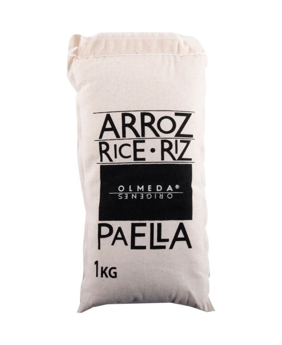 Olmeda Orígenes Paella Rice Packet 1 kg. - Oliva Oliva
