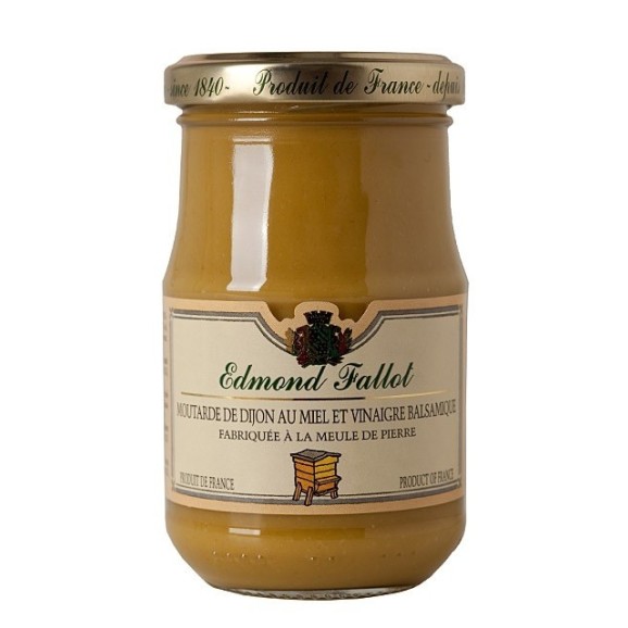 Edmond Fallot Dijon Mustard Honey and Balsamic Vinegar - Oliva Oliva