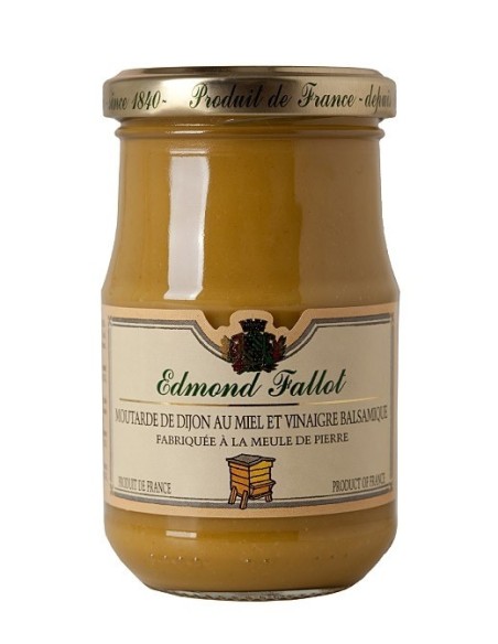 Edmond Fallot Dijon Mustard Honey and Balsamic Vinegar - Oliva Oliva