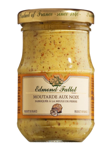 Edmond Fallot Mostaza de Dijon con nueces - Tarro 105 gr.