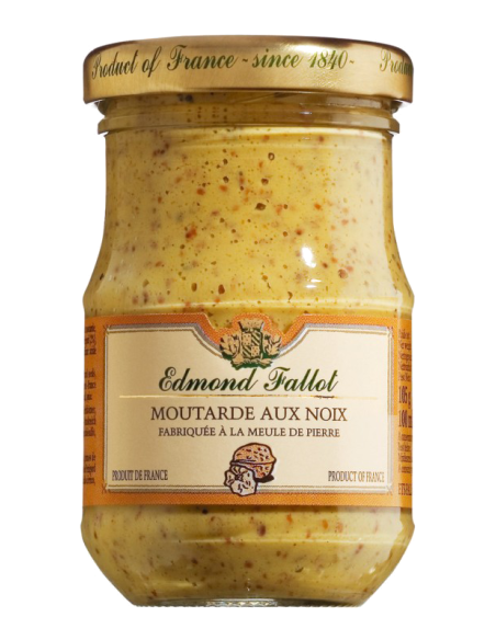 Edmond Fallot Moutarde de Dijon aux noix Pot 105 gr. - Oliva Oliva