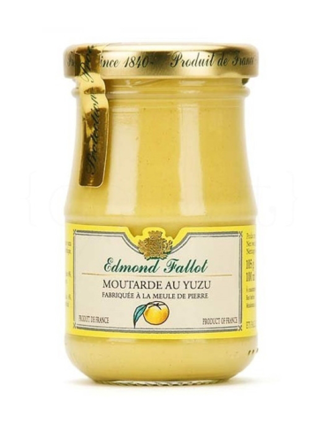 Edmond Fallot Dijon-Senf mit Yuzu Glas 105 gr. - Oliva Oliva