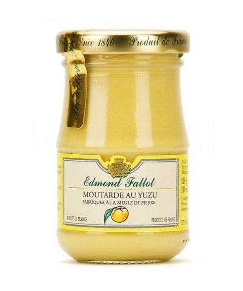 Edmond Fallot Mostaza de Dijon al yuzu - Tarro 105 gr.