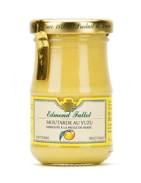 Edmond Fallot Moutarde de Dijon au yuzu Pot 105 gr. - Oliva Oliva