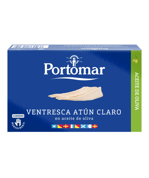Portomar Tuna belly in Olive Oil Can 115 gr. - Oliva Oliva