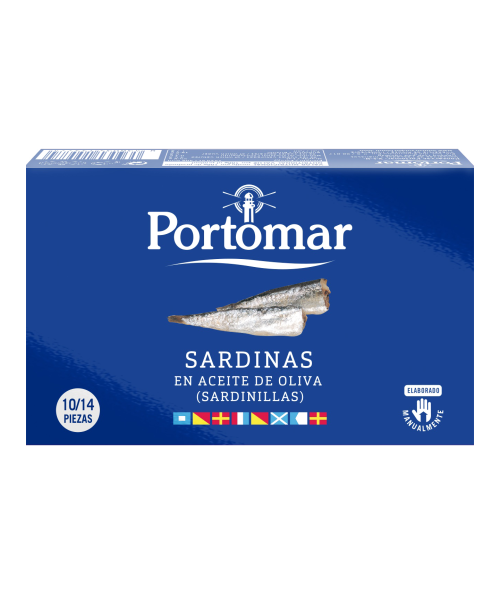 Portomar Sardinelles à l'Huile d'Olive Conserve 115 gr. - Oliva Oliva