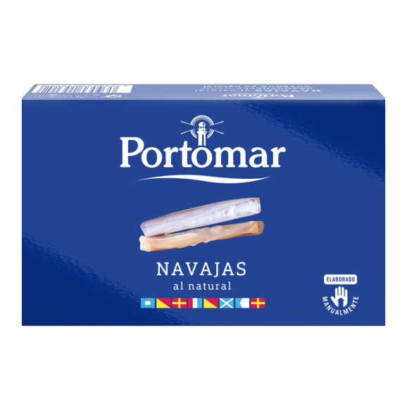 Portomar Natural Razor-Shells 6/8 pieces Can 111 gr. - Oliva Oliva