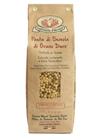 Rustichella d'Abruzzo Fregola Tostata Paquet 500 gr. - Oliva Oliva