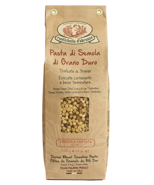 Rustichella d'Abruzzo Fregola Tostata - Paquete 500 gr.