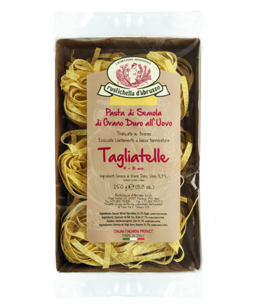 Rustichella d'Abruzzo Tagliatelle - Paquete 250 gr.