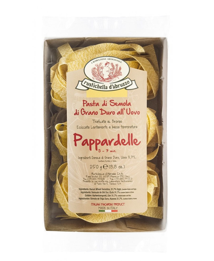 Rustichella d'Abruzzo Pappardelle - Paquete 250 gr.