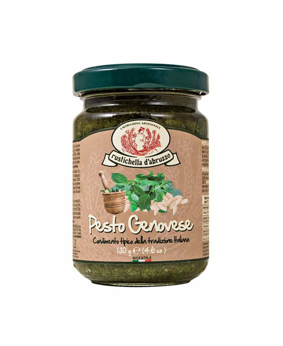 Rustichella d'Abruzzo Pesto genovese Pot 130 gr. - Oliva Oliva