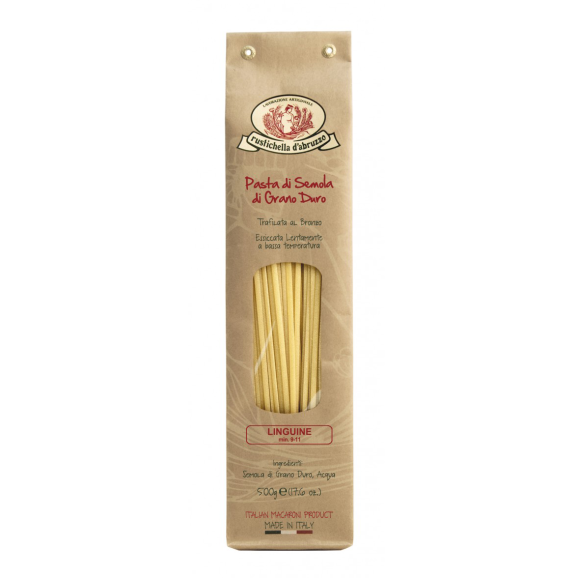 Rustichella d'Abruzzo Linguine Paquet 500 gr. - Oliva Oliva