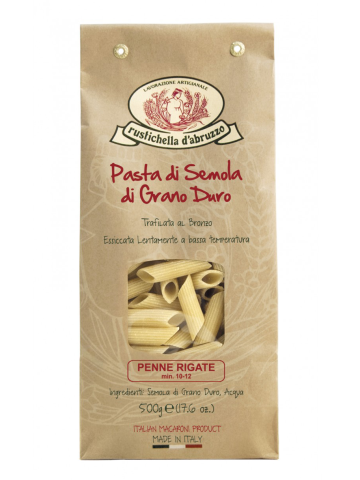 Rustichella d'Abruzzo Penne Rigate Packet 500 gr. - Oliva Oliva