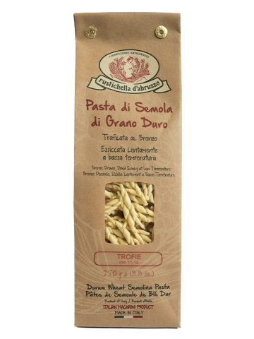 Rustichella d'Abruzzo Trofie Paquet 250 gr. - Oliva Oliva