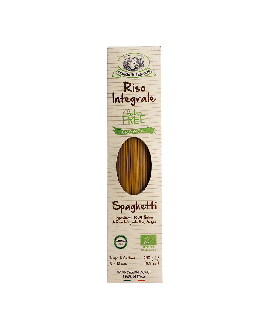 Rustichella D'Abruzzo BIO Spaghetti aus braunem Reis Glutenfrei 250 gr