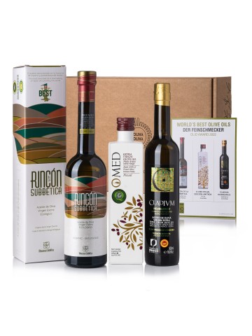 Mejores Aceites del Mundo Olio Award 2022 - Caja regalo 3x500ml