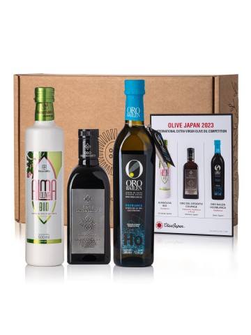 Meilleures Huiles du Monde Olive Japan 2023 Coffret - Oliva Oliva