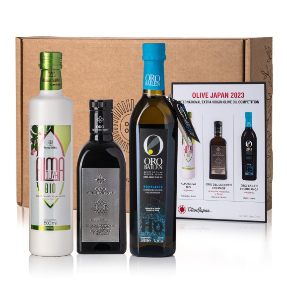 Meilleures Huiles du Monde Olive Japan 2023 Coffret - Oliva Oliva