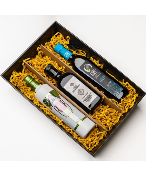 Mejores Aceites del Mundo Olive Japan 2023 - Caja regalo 3x500ml