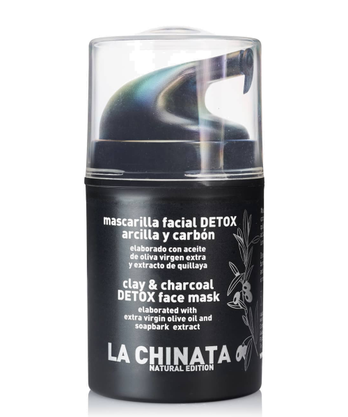 La Chinata - Mascarilla Facial Detox Arcilla y Carbón 50 ml