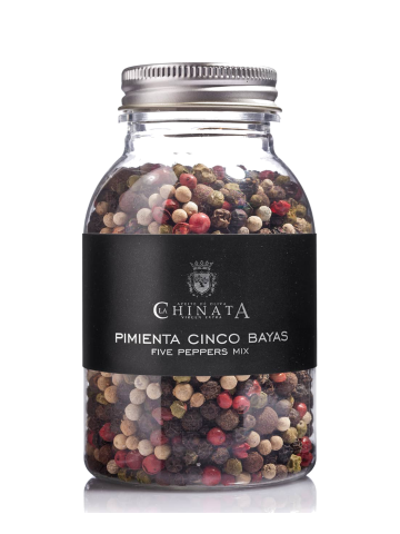 La Chinata Pfeffer 5 Beeren Glas 110 gr. - Oliva Oliva