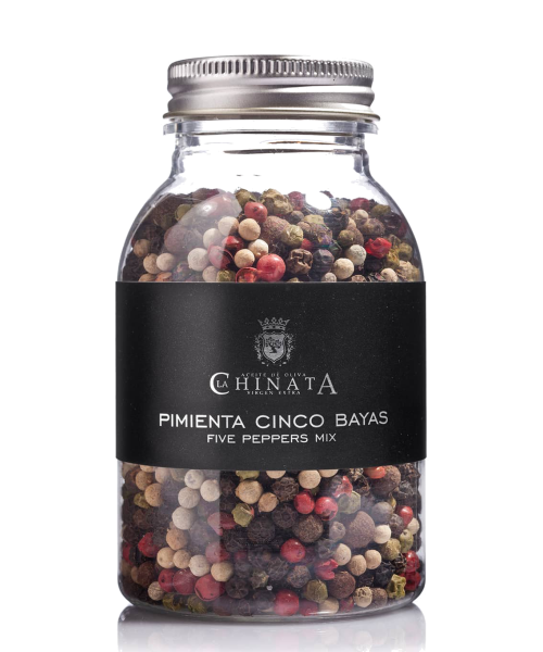 La Chinata Five Pepper Mix Jar 110 gr. - Oliva Oliva