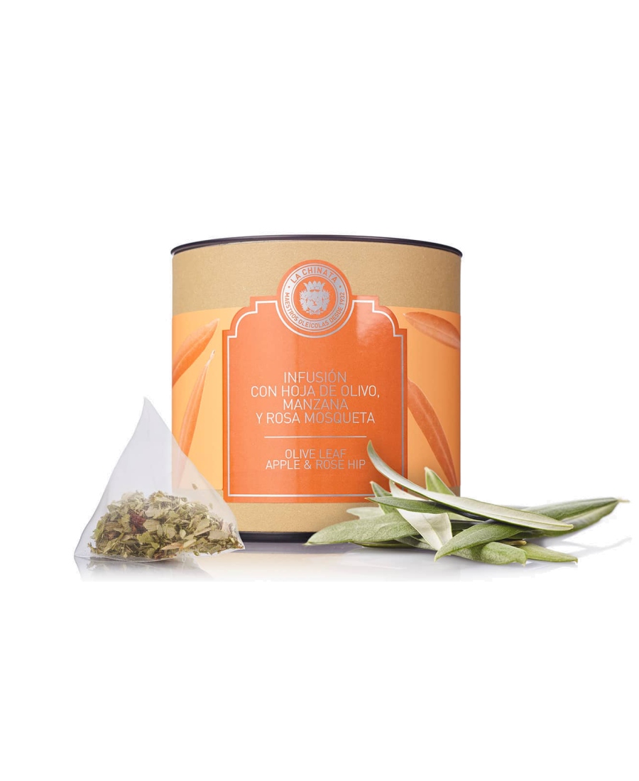 La Chinata Infusion mit Olivenblättern, Apfel und Hagebutte 30 gr.