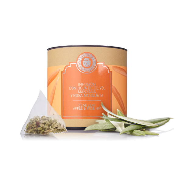 La Chinata Infusion with Olive Leaf, Apple and Rosehip Jar 30 gr.