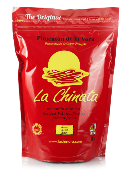 La Chinata Paprika Fumé Doux Sachet 1 kg. - Oliva Oliva