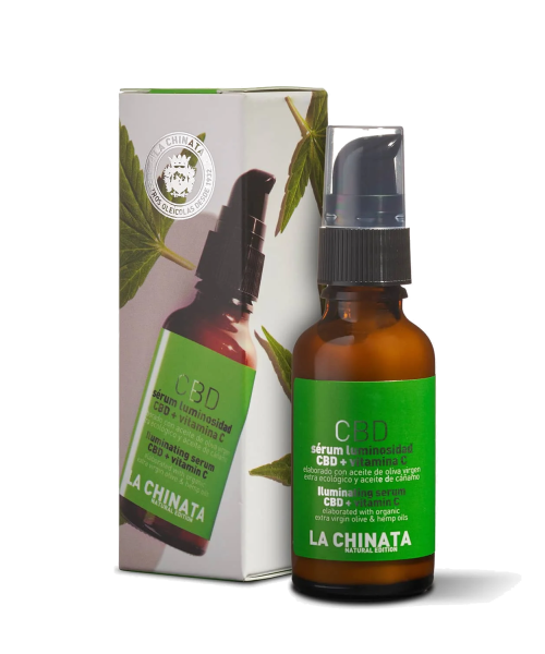 La Chinata Luminosity Serum CBD + Vitamin C 30 ml. - Oliva Oliva