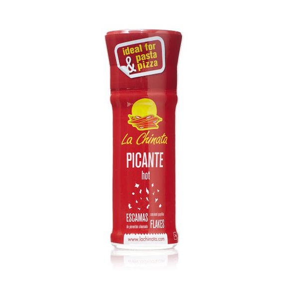 La Chinata Hot Smoked Paprika Flakes Grinder 24 gr. - Oliva Oliva