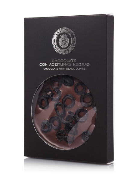La Chinata Chocolate with black olives Bar 33 gr. - Oliva Oliva
