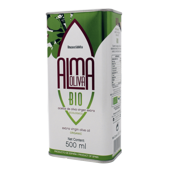Almaoliva BIO Bidon métal 500 ml. - Oliva Oliva