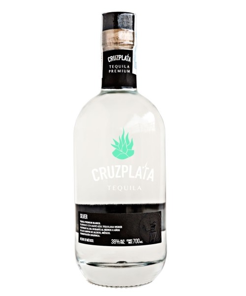 Cruzplata Tequila Silver - Botella de vidrio 700 ml.