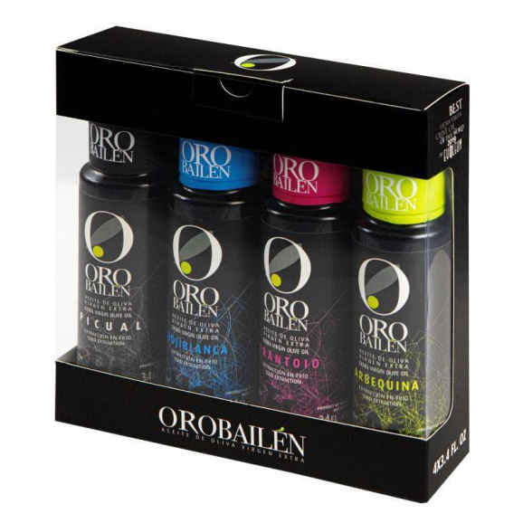 Oro Bailén 4 Variedades - Estuche con ventana 4x100 ml.