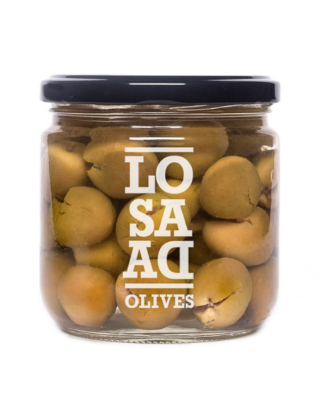 Aceitunas Losada Olives Aloreña Pot en verre 345 gr. - Oliva Oliva
