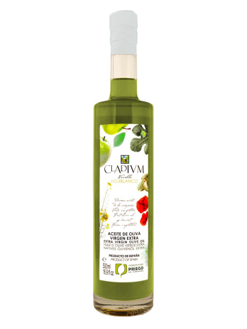 Cladium Novello Hojiblanco Glasflasche 500 ml. - Oliva Oliva