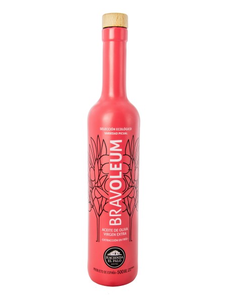 Bravoleum Organic Picual - 500 ml. Glass bottle