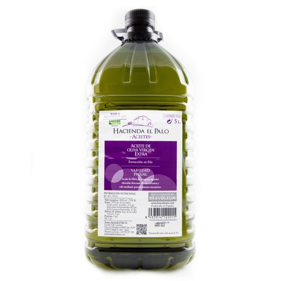 Hacienda el Palo Picual Bouteille PET 5 l. - Oliva Oliva