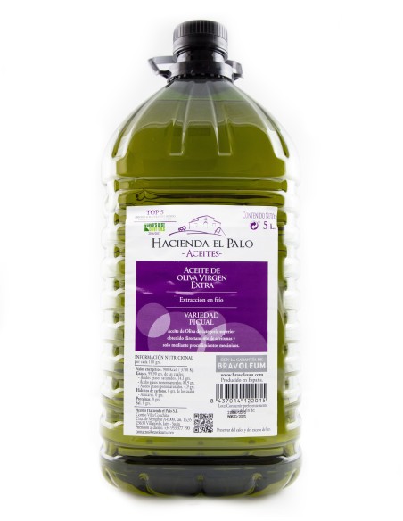 Hacienda el Palo Picual Bouteille PET 5 l. - Oliva Oliva