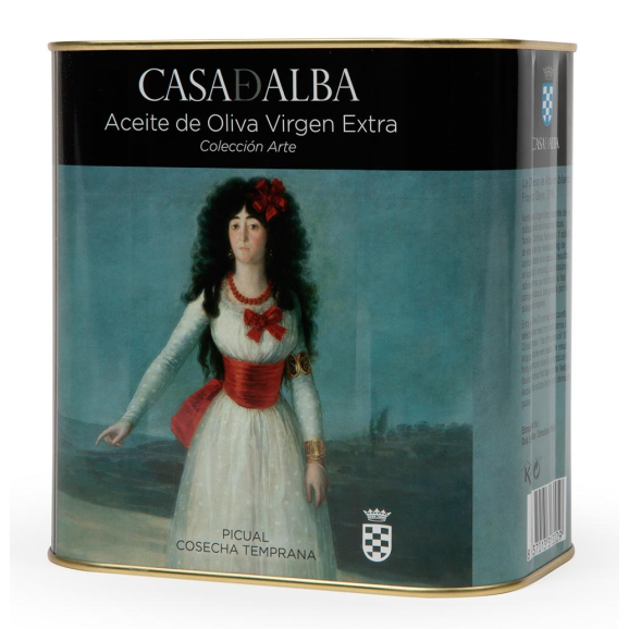 Casa de Alba Duquesa Goya Bidon métal 2,5 l. - Oliva Oliva