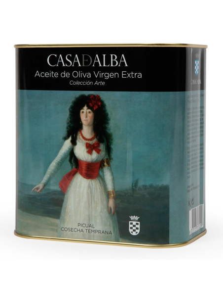 Casa de Alba Duquesa Goya Bidon métal 2,5 l. - Oliva Oliva
